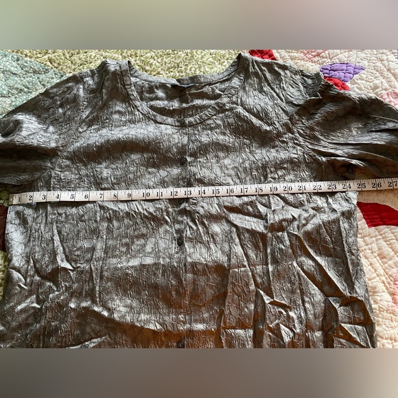 Eileen Fisher Woman Silk Tunic - Picture 8 of 8